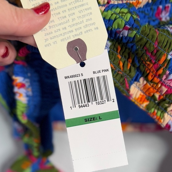 Hawaiian Romper with Midriff Cutout by Lottie & Holly Band of Gypsies NEW - Picture 8 of 16